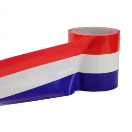 Rood wit blauw afzetlint